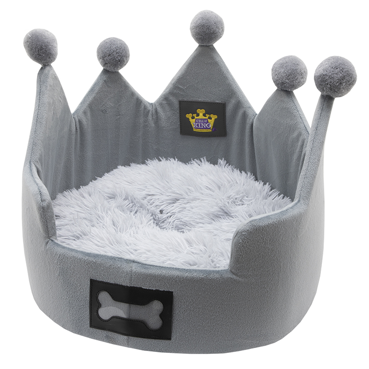 Gray Crown Bed